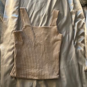 light purple/tanish tank top